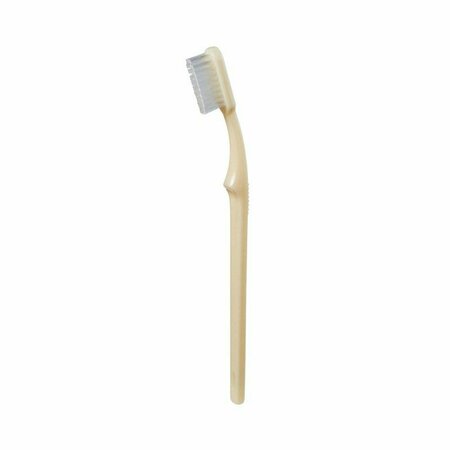 MCKESSON Toothbrush, Ivory, Adult Medium, 1-1/16 Inch x 3/8 Inch Head, 1/2 Inch x 5-7/8 Inch Handle 16-TB39